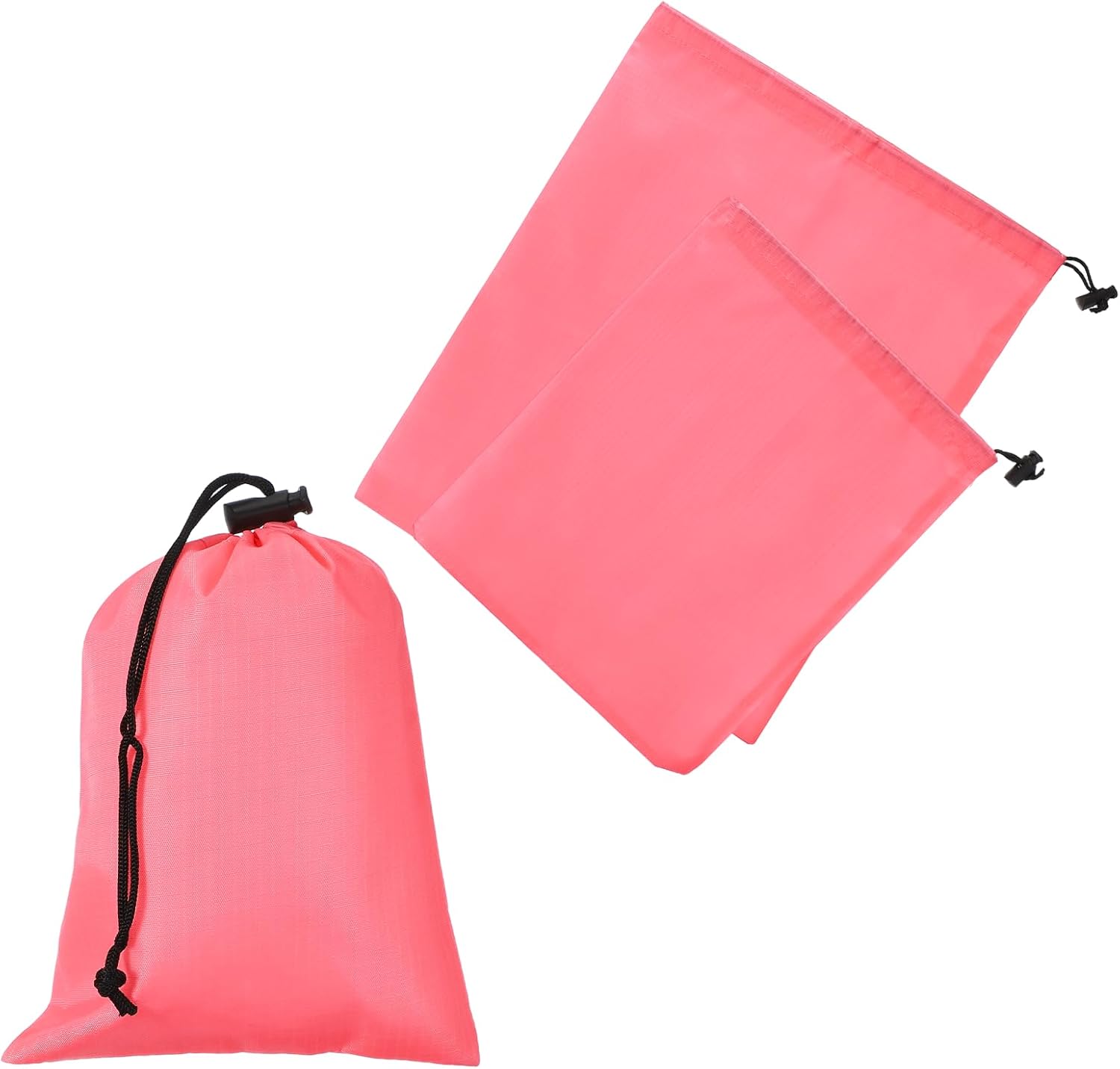 Drawstring Bag with Toggle, Stuff Sack String Waterproof Travel Storage Bags Cinch Stuff Pouch -Fitting for Gym