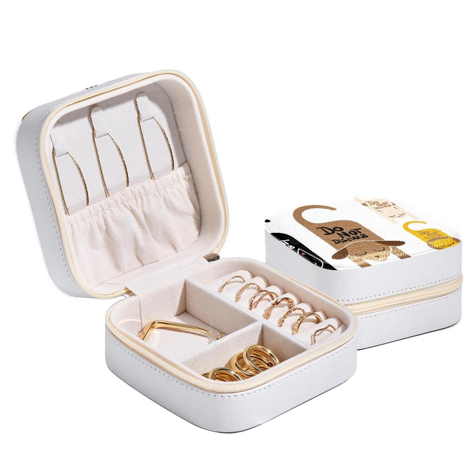 Joyero para mascotas evite enredos con este mini organizador de joyería portátil