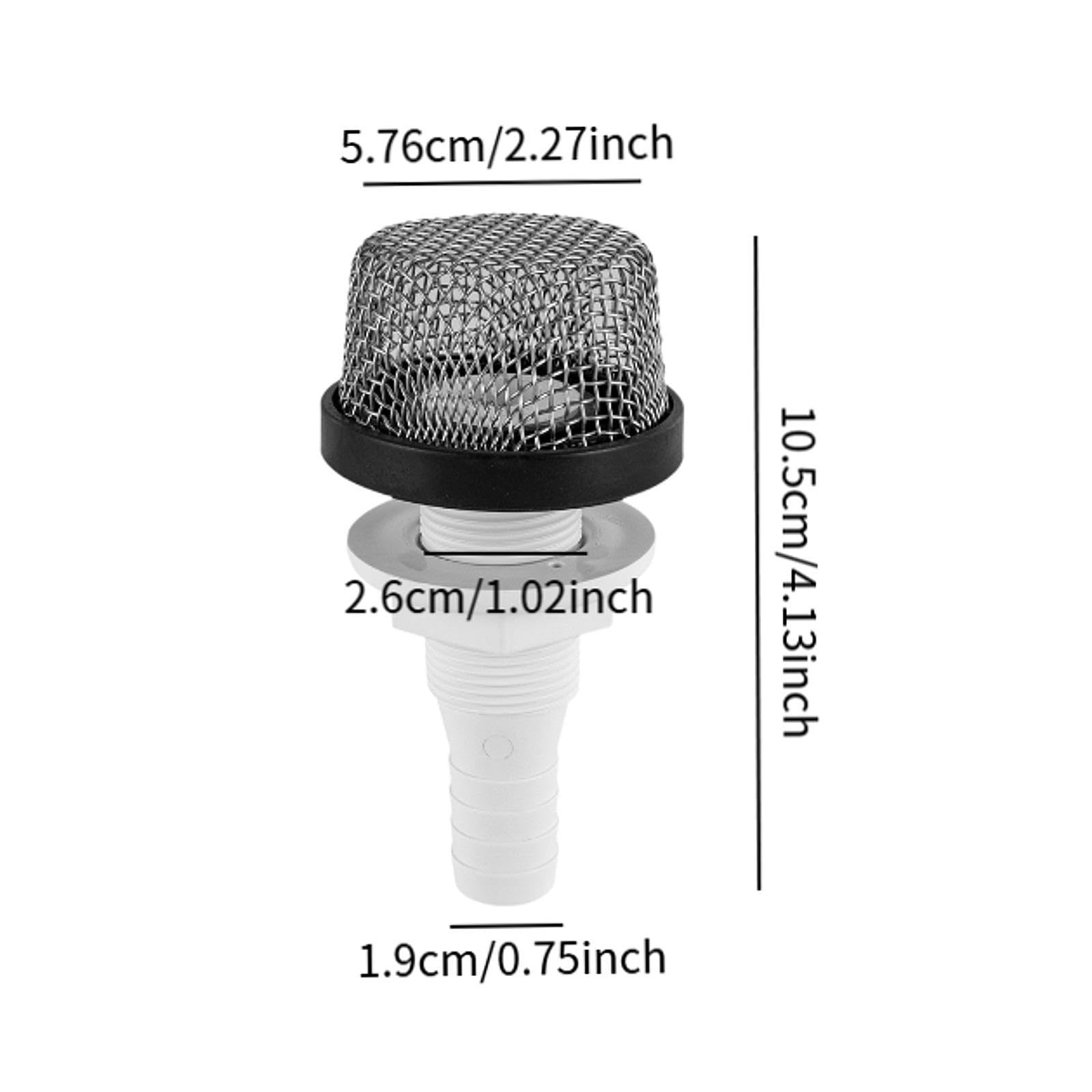 Oshhni Supporto Filtro con Schermo aeratore, Parte Pompa per Vasca di Raccolta, Alte Prestazioni, Facile da Usare, Facile da installare, raccordi Idraulici