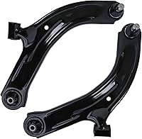 Vista 3 de Detroit Axle - Kit de brazos de control delanteros de 4 piezas para Nissan Cube 2009-2014, Nissan Versa 2007-2012 2 brazos de control inferiores