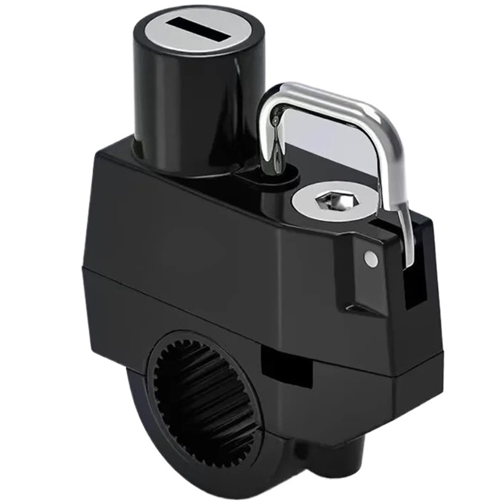 Motorcycle Handlebar Lock Motorcycle Helmet Lock Anti-Theft Security Safety Fit for Handlebar Locking Cycling Equipment Motorbike Lock Security