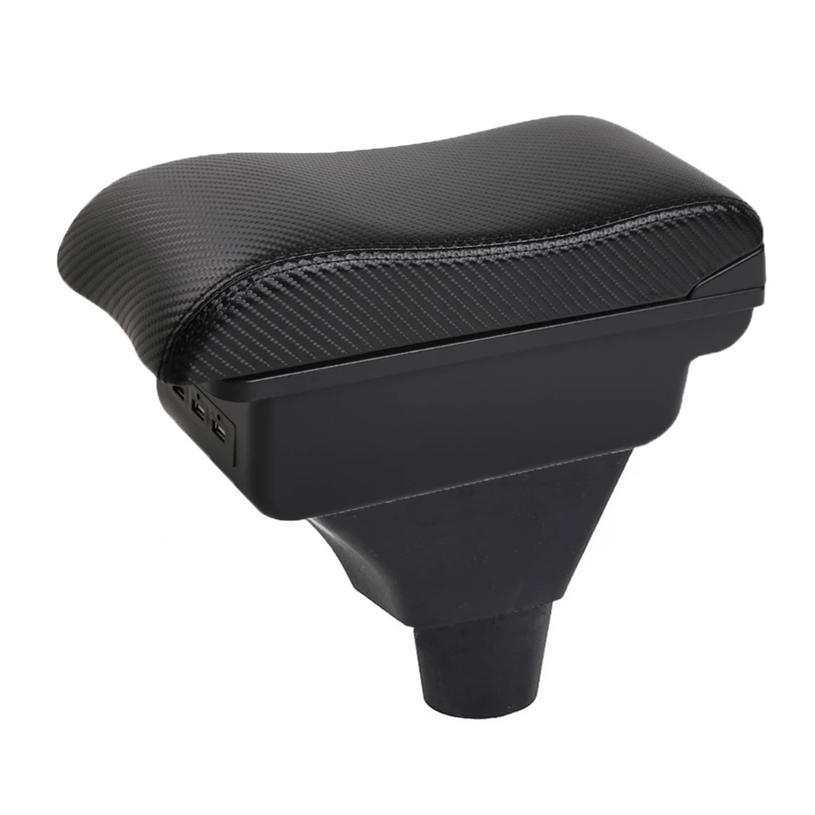 Ggwqoops Car Armrests For Civic For Ep3 Car Central Armrest Storage Box Elbow Support For Drivers And Passengers Armrest Box(B-3USB-Black line)