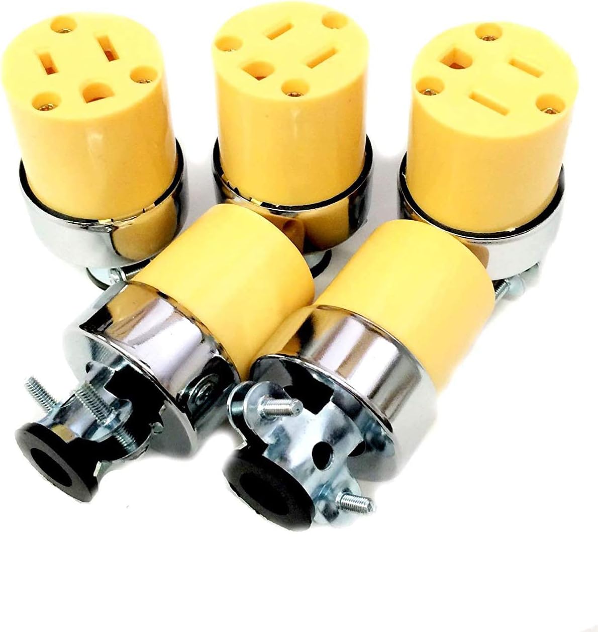 5 Female Extension Cord Ends Replacement Electrical Plug End 15AMP