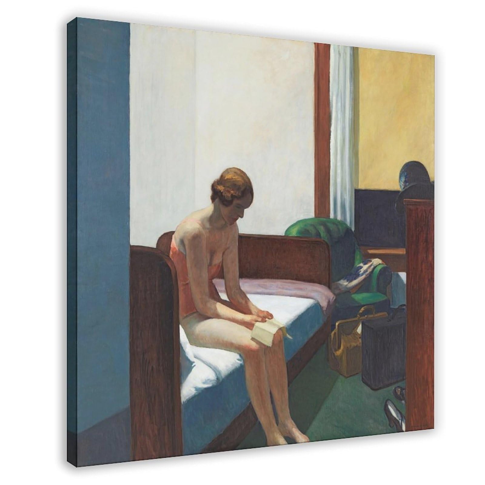 Impression sur toile tendue Edward Hopper encadrée de qualité musée - 6