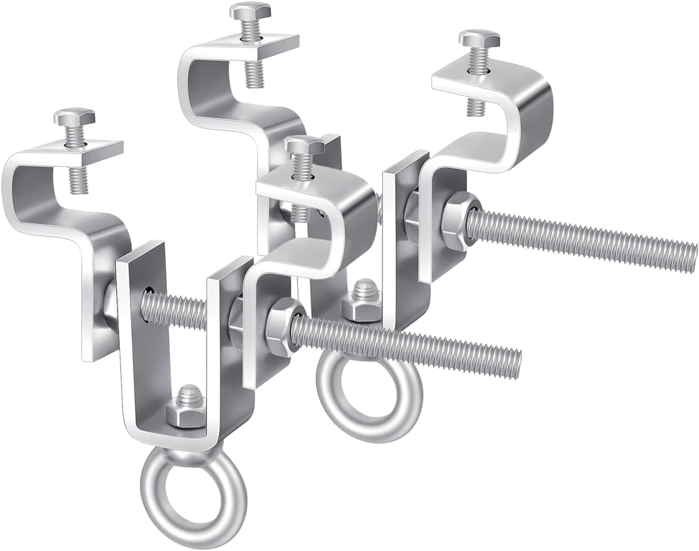 Punching Bag Hanger, I Beam Steel Mount Clamp, Industrial Bracket Boxing Equipment, Strong Reliable Design, Quick Attach Function, Martial Arts Fitness Training Tool, Gym Home Fighting Setup