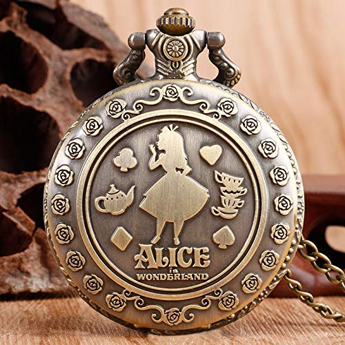 Image of Pocket Watch Set Themed Bronze Quartz Steampunk Pocket Watches