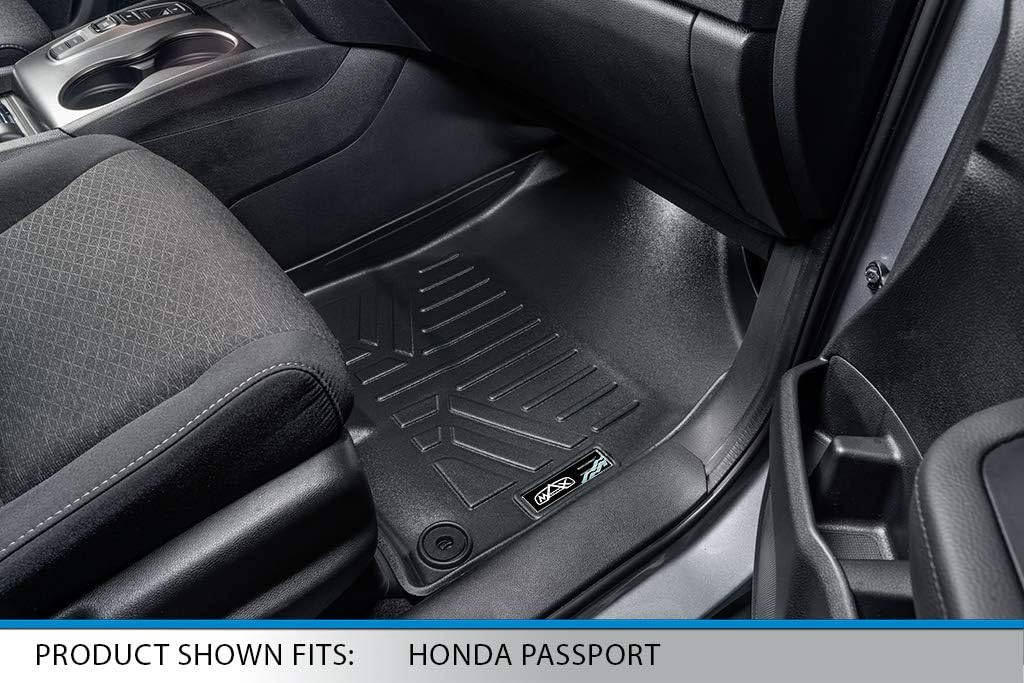 Blасk Frіdау - 80% оƒƒ MAXLINER Custom Fit Floor Mats 1st Row Liner Set Black Compatible with 2019-2022 Honda Passport