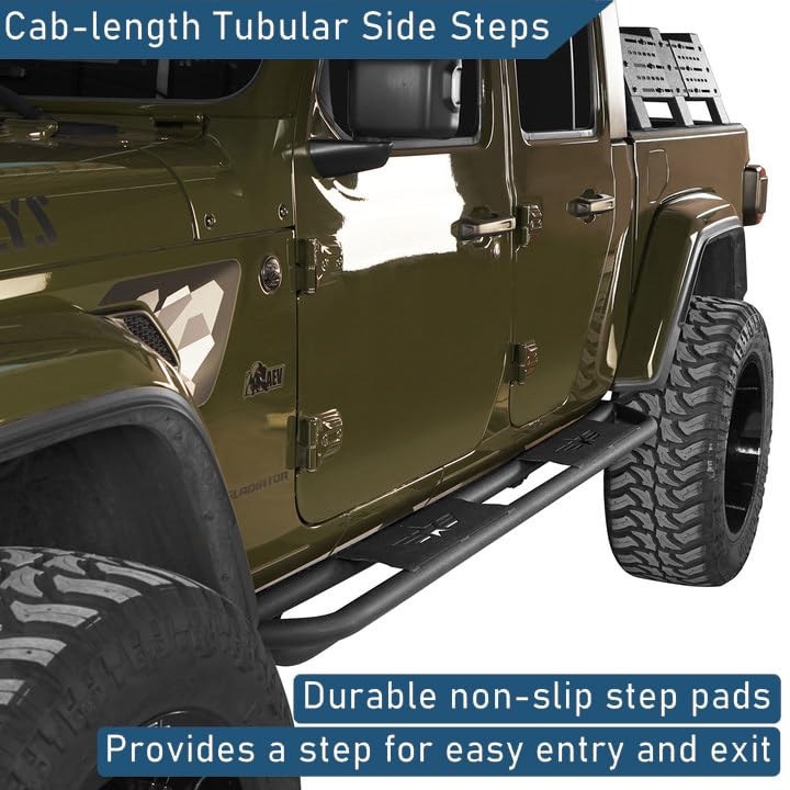 Estribos Gladiator Cab Length para Jeep JT 2020-2026 miniatura 2