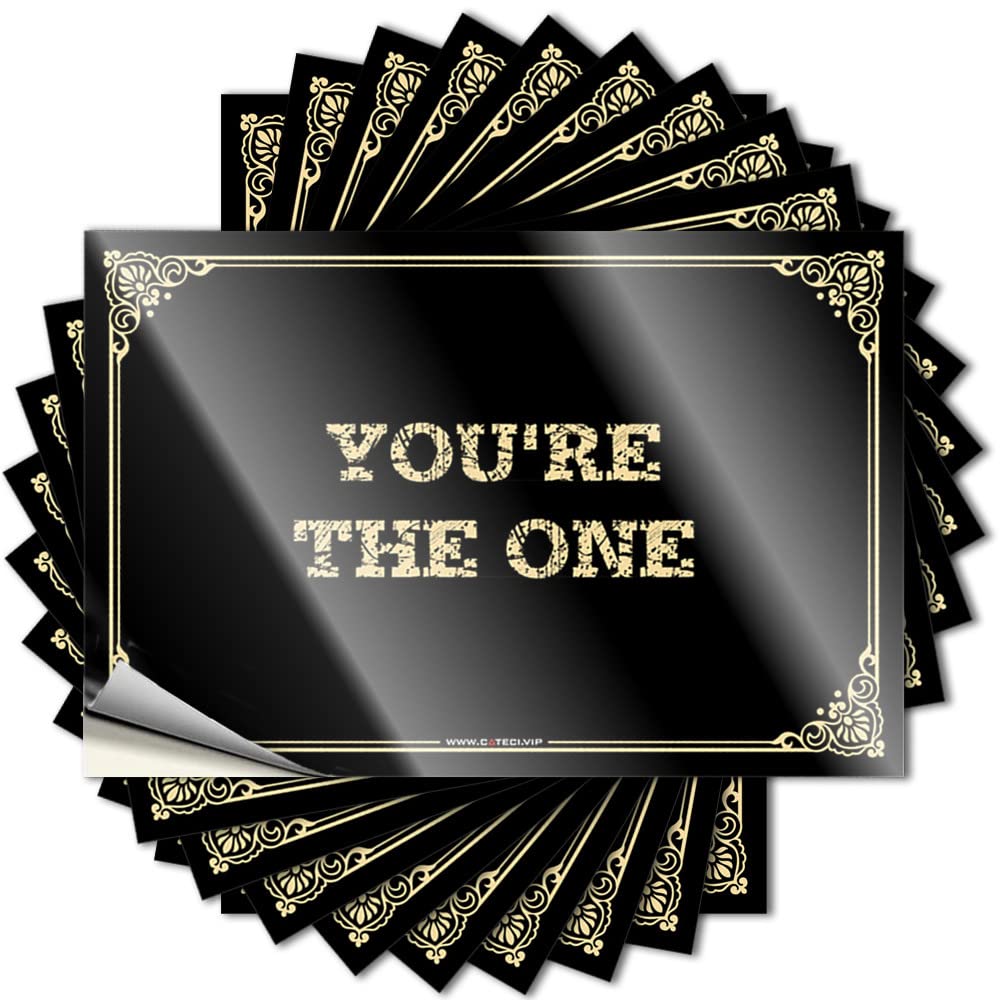 Tattoos Teen Boy Bedroom Decor Vinyl Sticker | You're The One Personalized for Interesting Use(8X12CM)