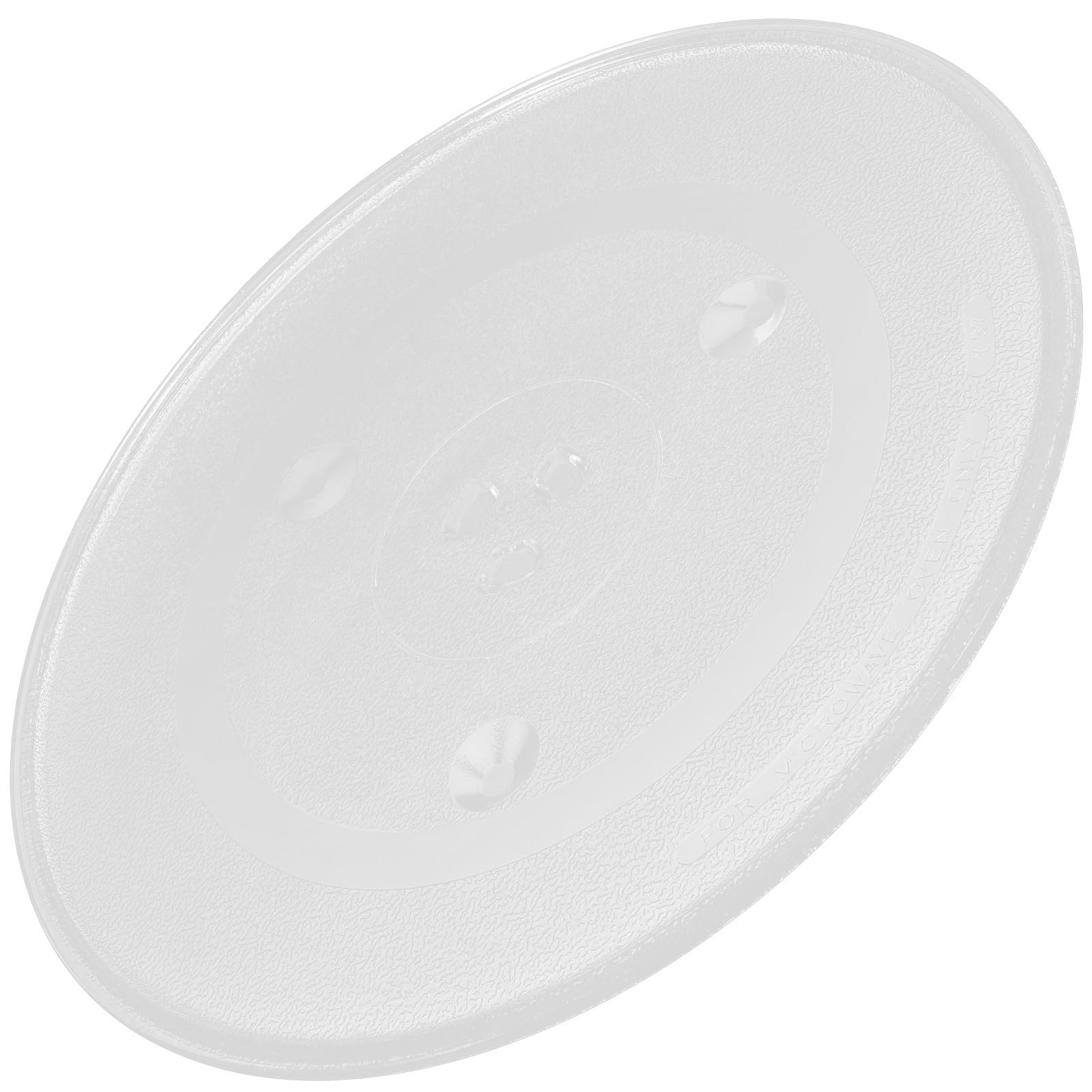 VILLCASE Bandeja Giratoria Fácil Instalación y Limpieza de Vidrio para Microondas, Plato de Repuesto Resistente al Calor para Uso en Microondas