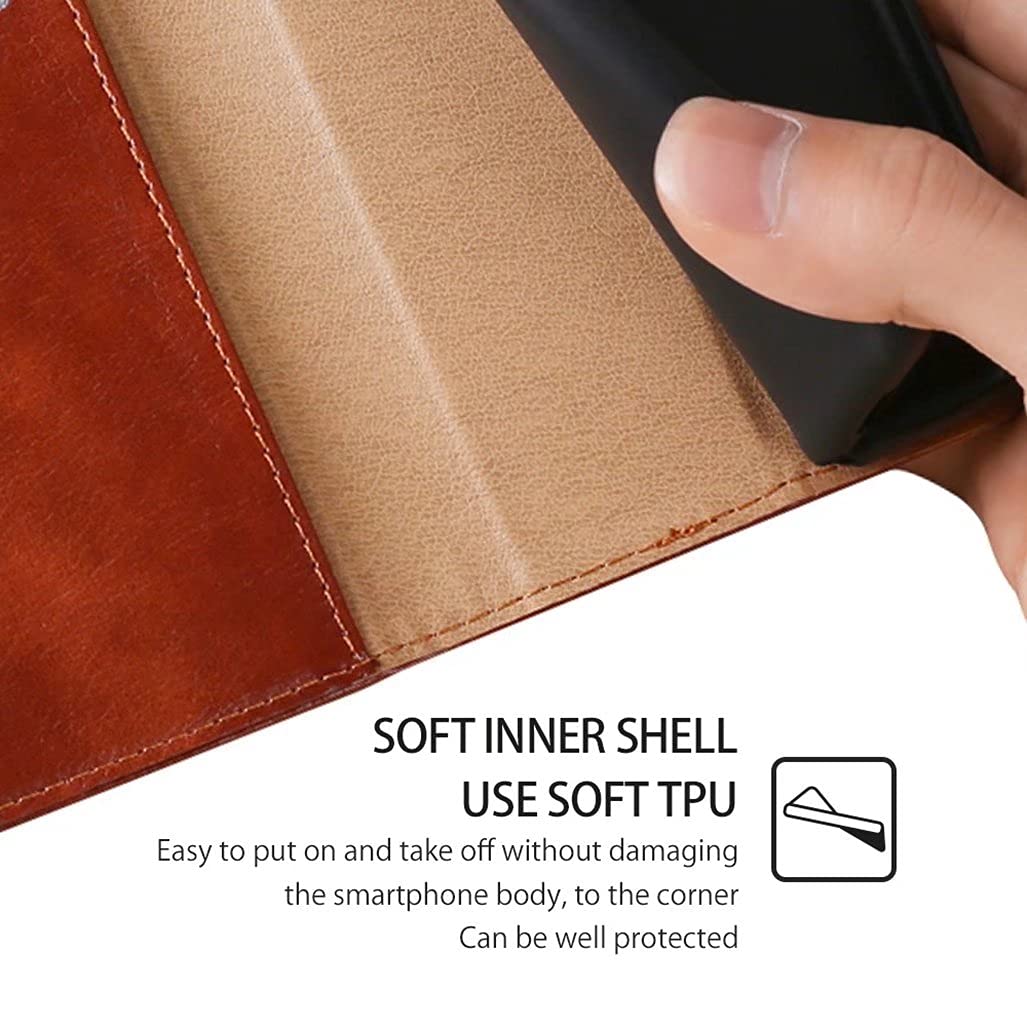 HAOYE Cover per OPPO A78 5G, Flip Cover Custodia in Pelle PU/TPU Premium Antiurto, Case a Libro con Supporto/Magnetico/Portafoglio/Card Slot, Nero