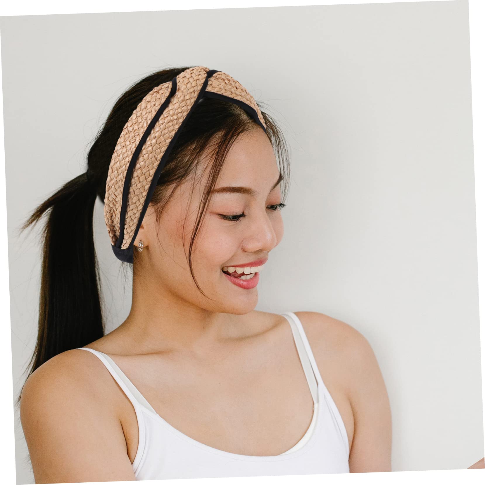 Beavorty 5stücke Stylisches Haarband Aus Rattan Verstellbares Haaraccessoire Für Mädchen Dekoration Für Frisuren Im Alltag Und Besondere Anlässe Boho-inspiriertes Haarband