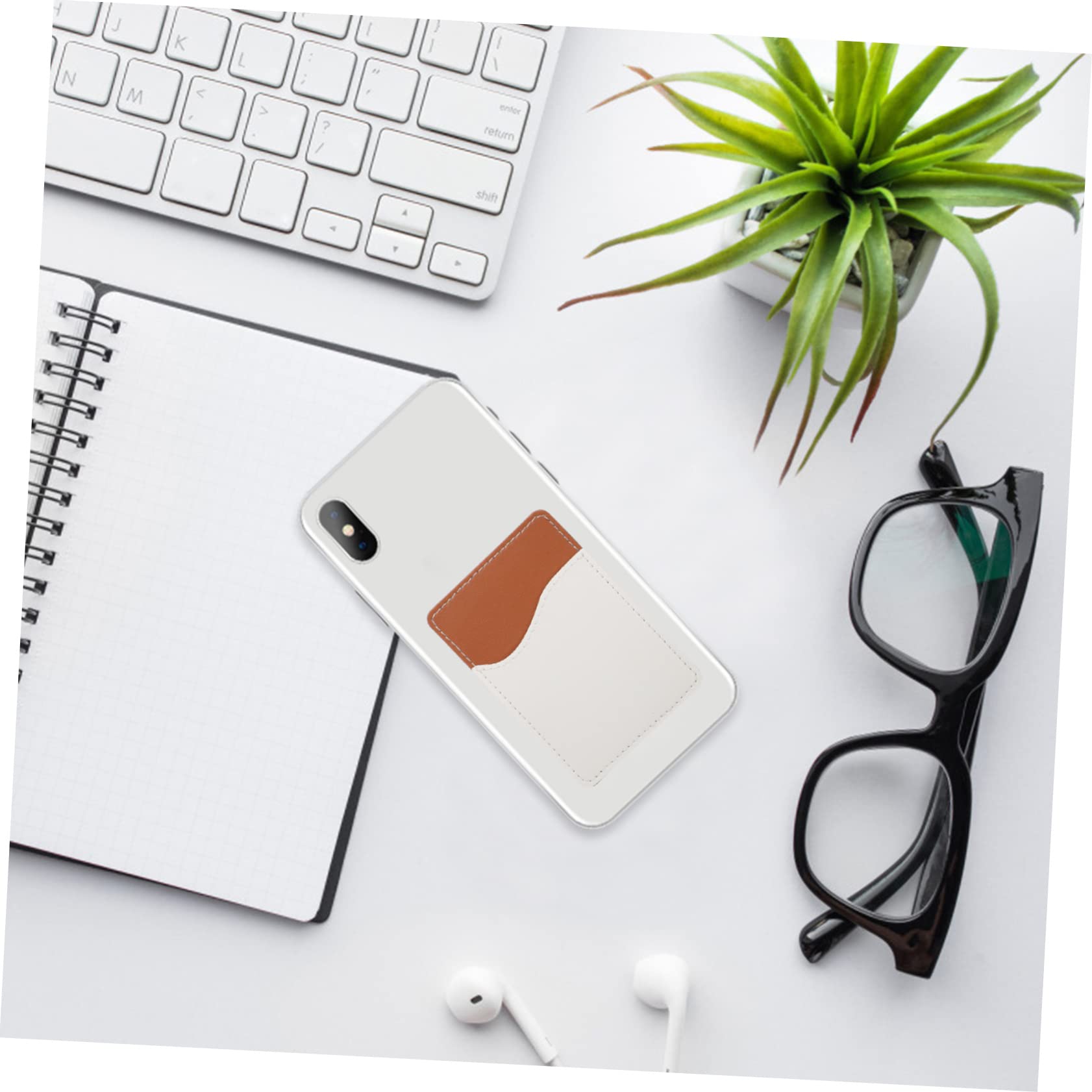 Artibetter 24juegos Cartera De PU para Smartphone Tarjetero y Adhesivos Estilo DIY para Almacenar Tarjetas y Documentos