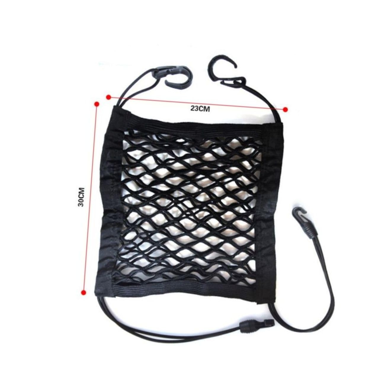 HOLIDYOYO Car Seat Storage Mesh Organizer Vehicle Seat Barrier for Sundries High Elasticity Durable Material Enhances Car Space Resilience