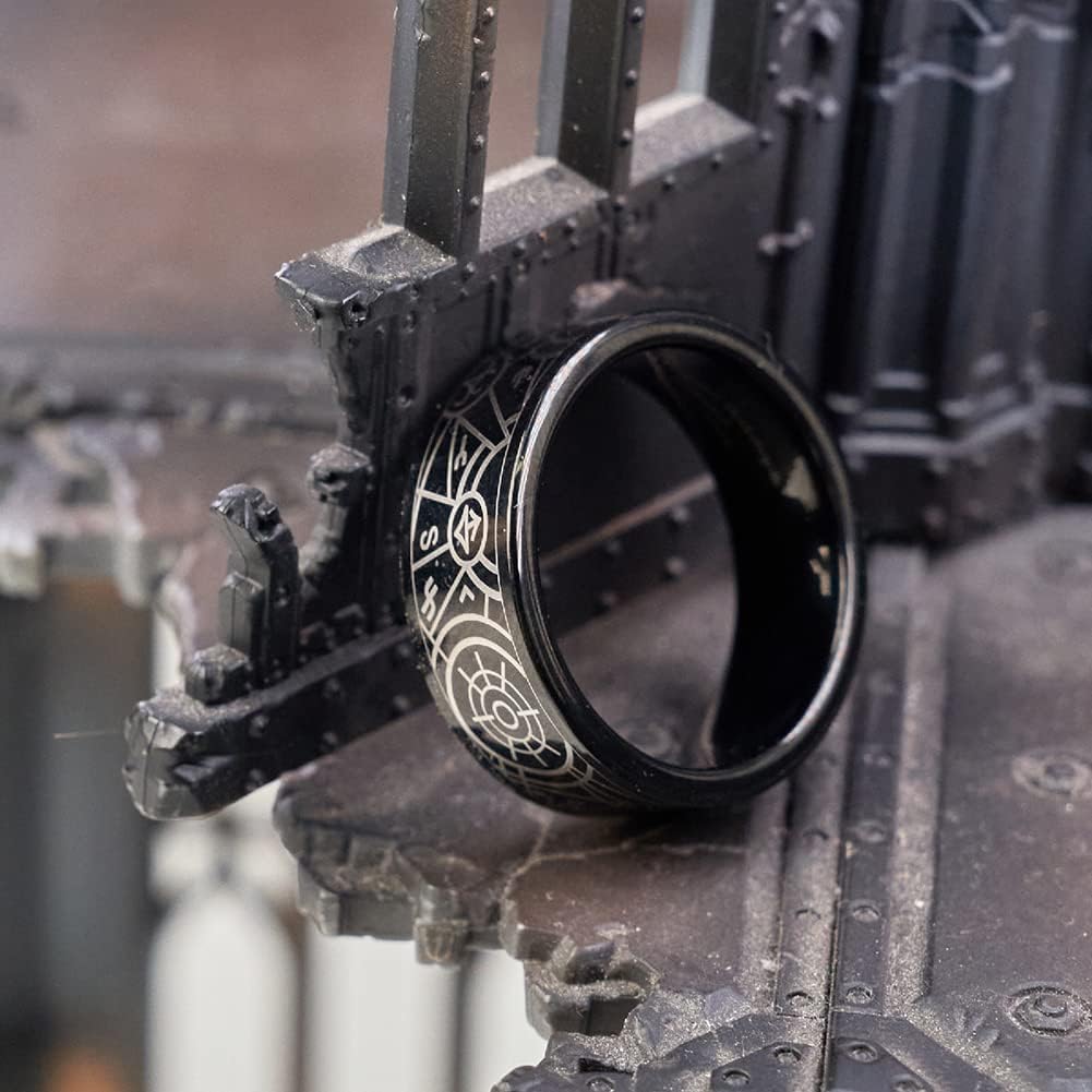 Starforged Rune Ring of Word Bearers Great Crusade Memorial Ring of Warhammer 40K