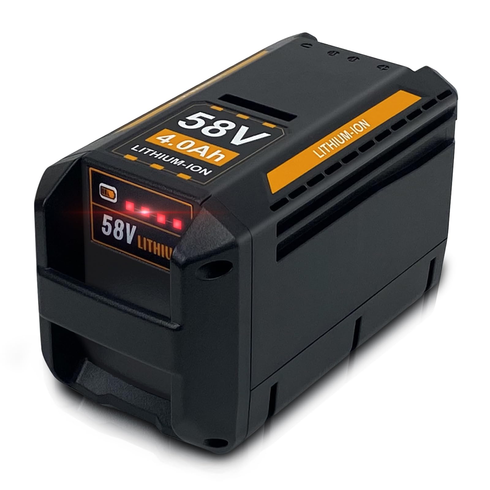 Batería de litio de 58 V y 4,0 Ah de repuesto para batería Echo 58 V CBP-58V40 CBP-58V20 CBP-58V2AH CHT-58V CDST-58V CCS-58V CLM-58V, compatible con herramientas eléctricas Echo 58 V MAX PRO serie (58