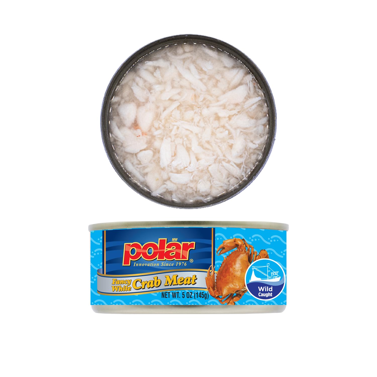 MW Polar Seafood, White Crab Meat, 5-Ounce (Pack of 12)