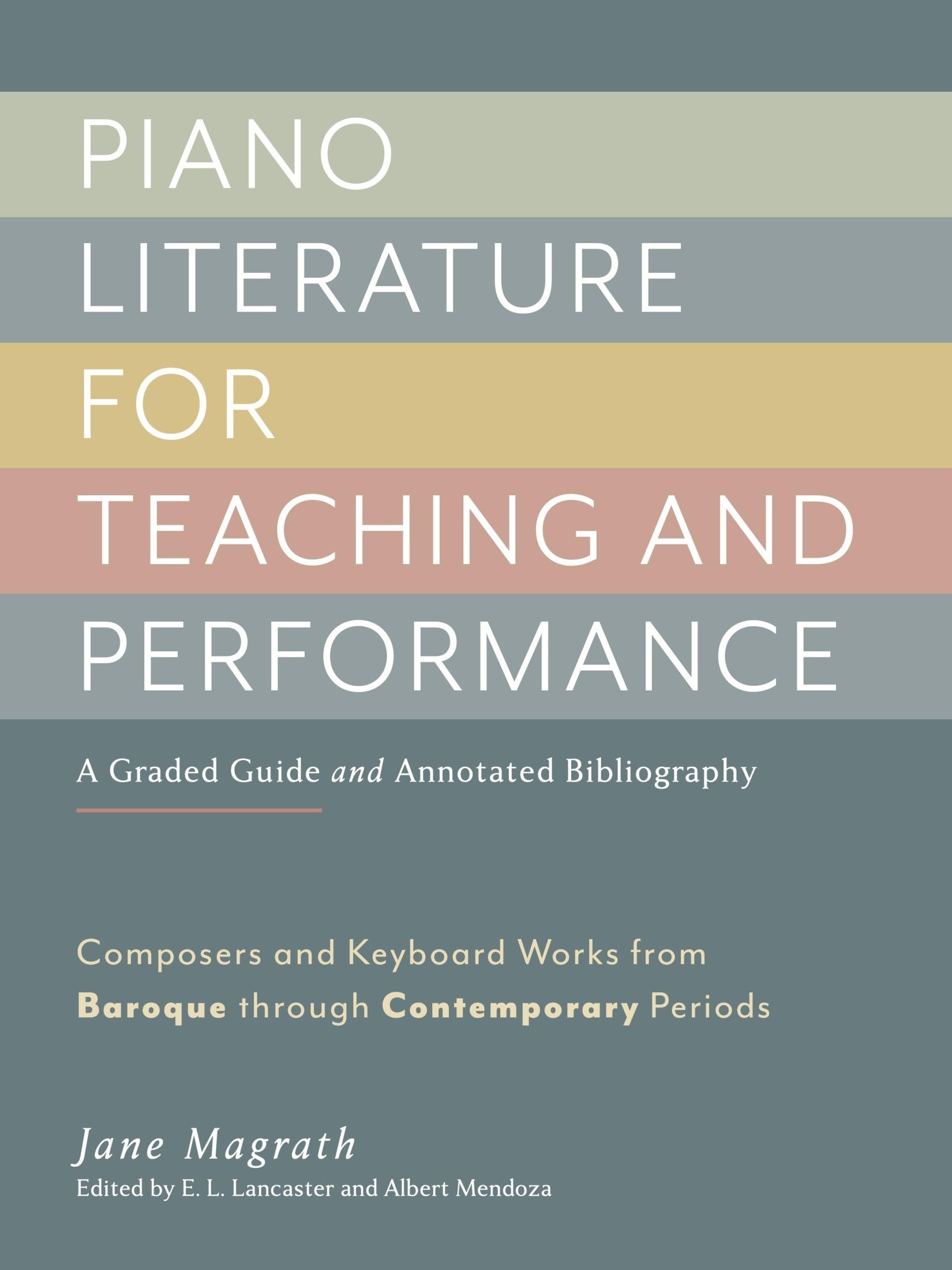Piano Literature répertoire complet pour structurer vos cours de piano