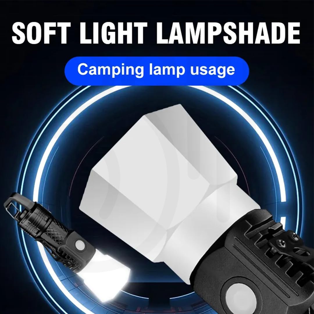 Ostin Three-Eyed Mini Flash Super Power Flashlight, Rechargeable Mini Torch Flashlights for Night Working, Running, Camping, Hikking 2