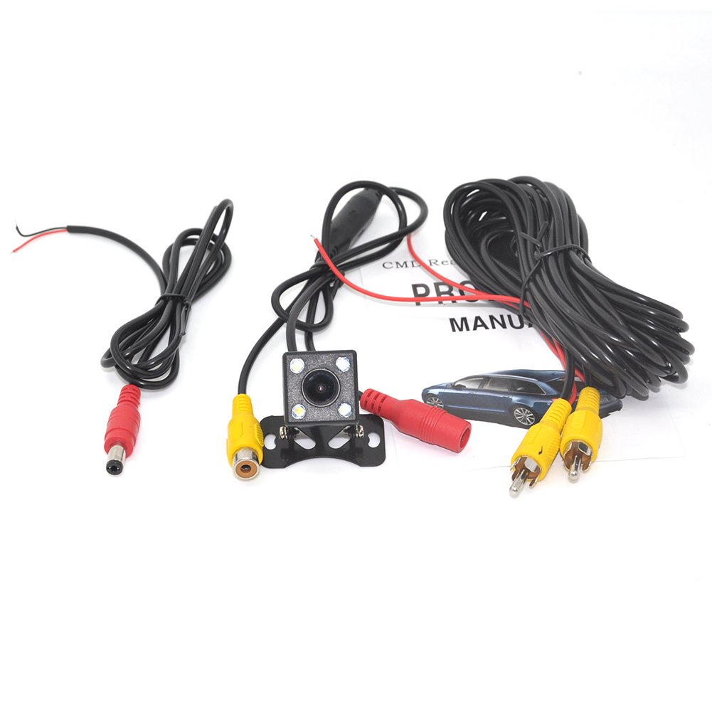 17,8 cm TFT LCD monitor + Night Vision auto retrovisore sistema 4LED visione notturna di sostegno della macchina fotografica