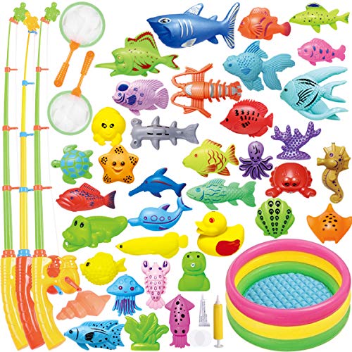 large plastic fish toys