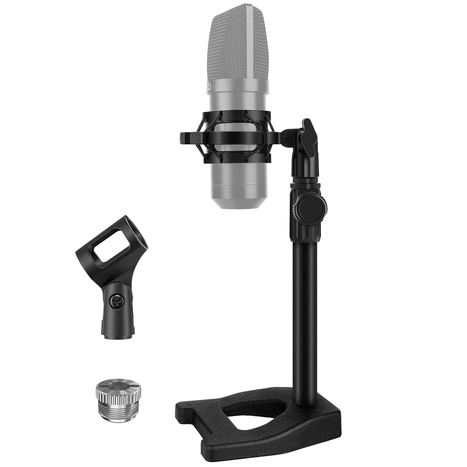 InnoGear Microphone Stand, Weighted Base Desktop Mic Stand with Shock