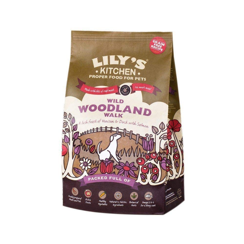 Lily's Kitchen Wild Woodland Walk Grain-Free Dry Food for Dogs 1kg (Case of 4)