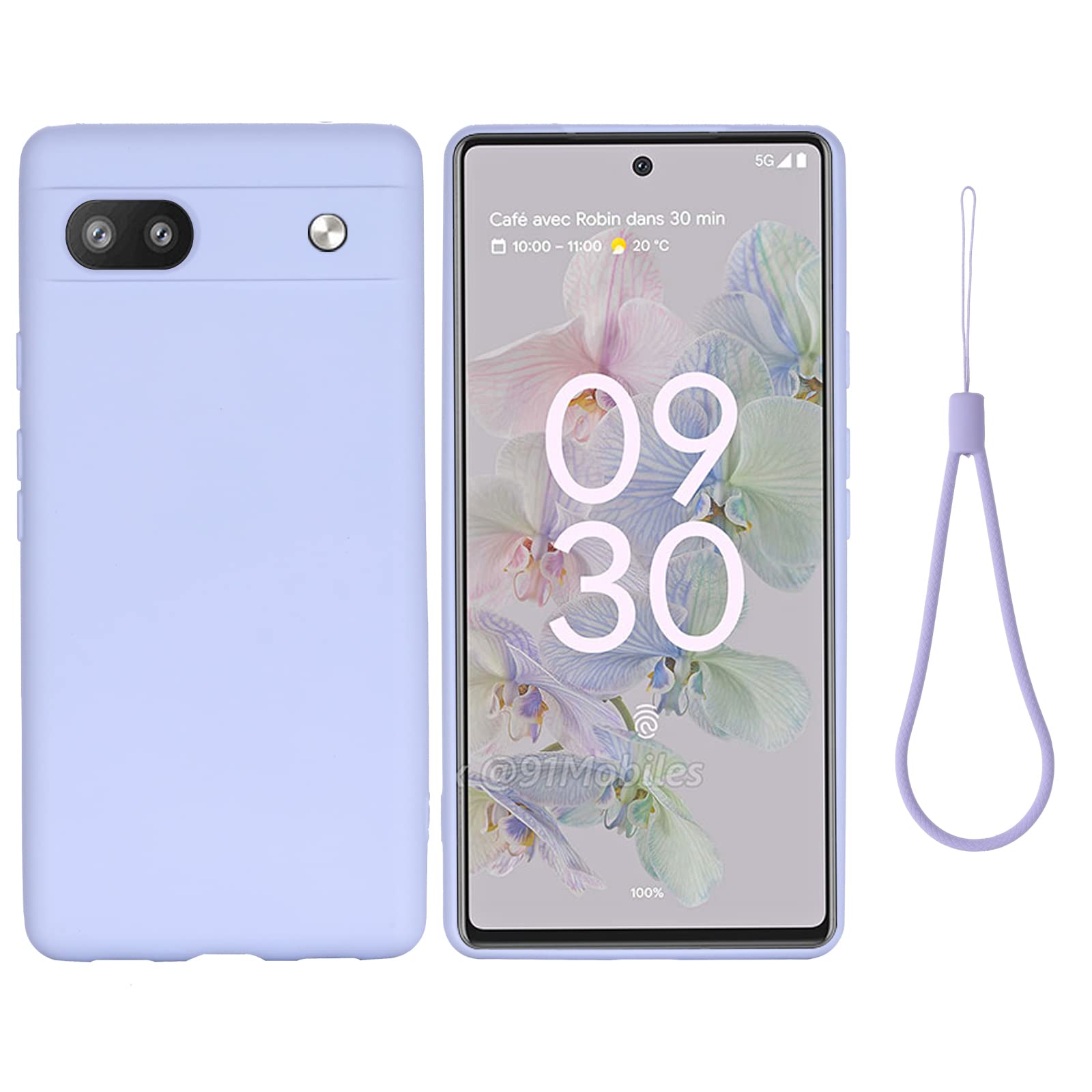 Custodia In Silicone Per Google Pixel 9 5G Design Marmo 04 Disegni
