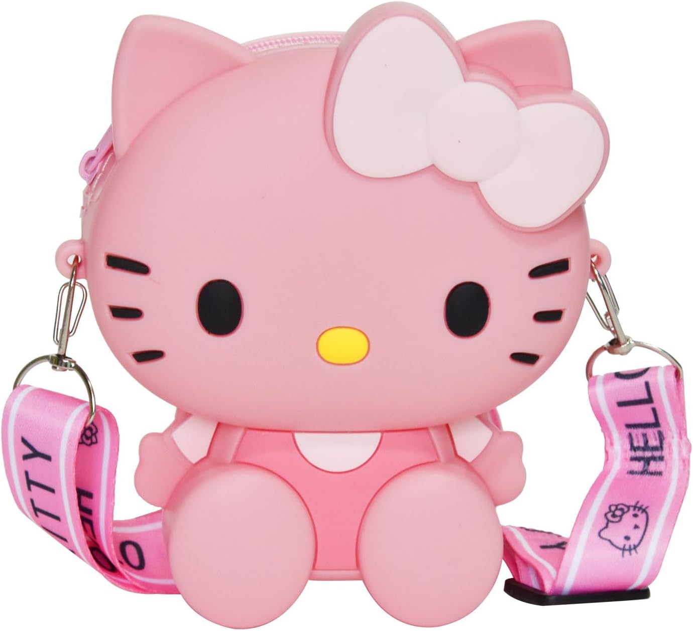 Kawaii Crossbody Handbag with Adjustable Shoulder Strap, Zipper Cute Mini Anime Coin Wallet Purse Shoulder Bag