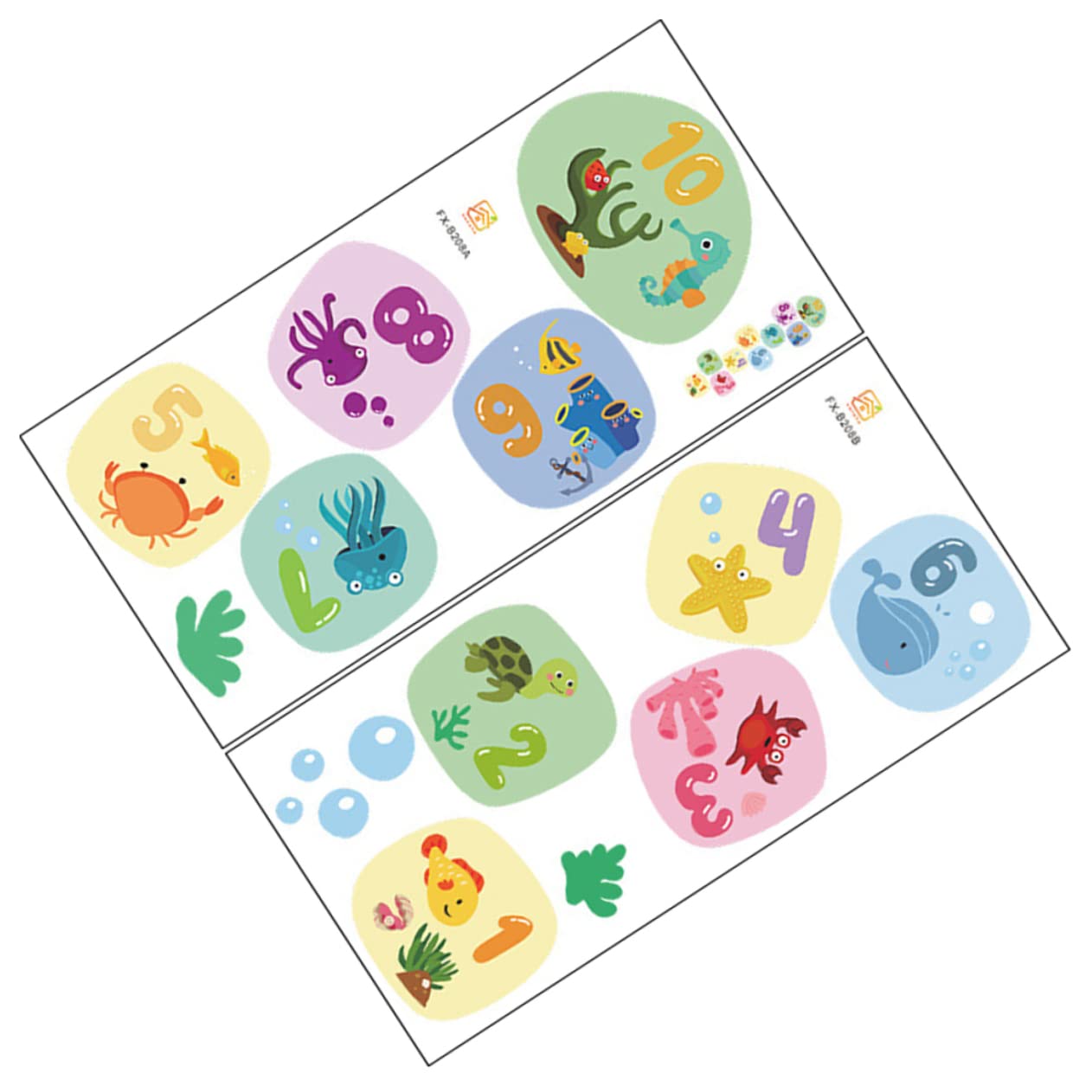 KOMBIUDA – Autocollant De Marelle Décoratif 130x45 Cm – Jeu De Motricité Pour Salle De Jeux – Sol Intérieur