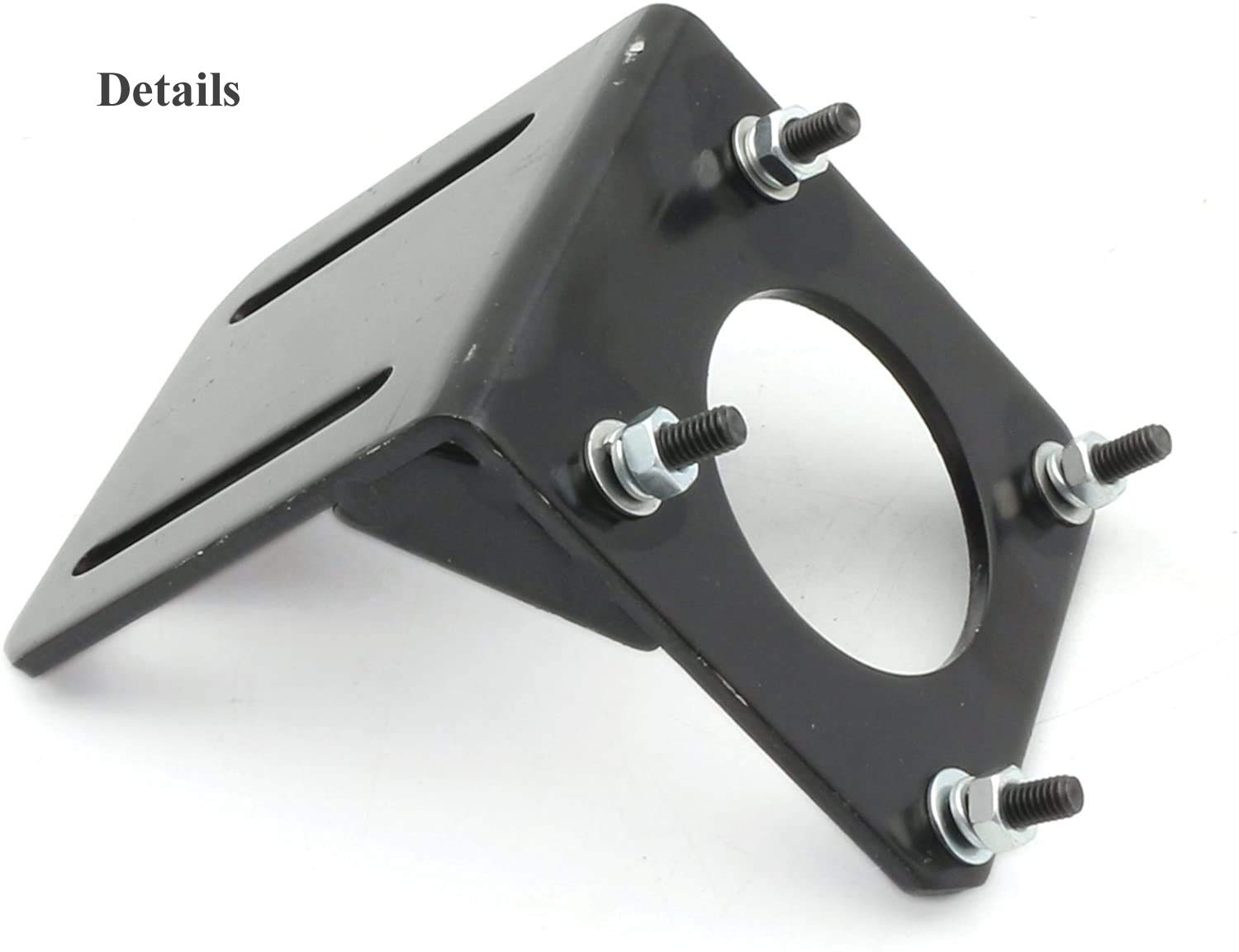 RATTMMOTOR Nema 23 Lot de 4 supports de moteur pas à pas plats de 57 l avec vis en aluminium/acier, NEMA 23 (4 pièces)
