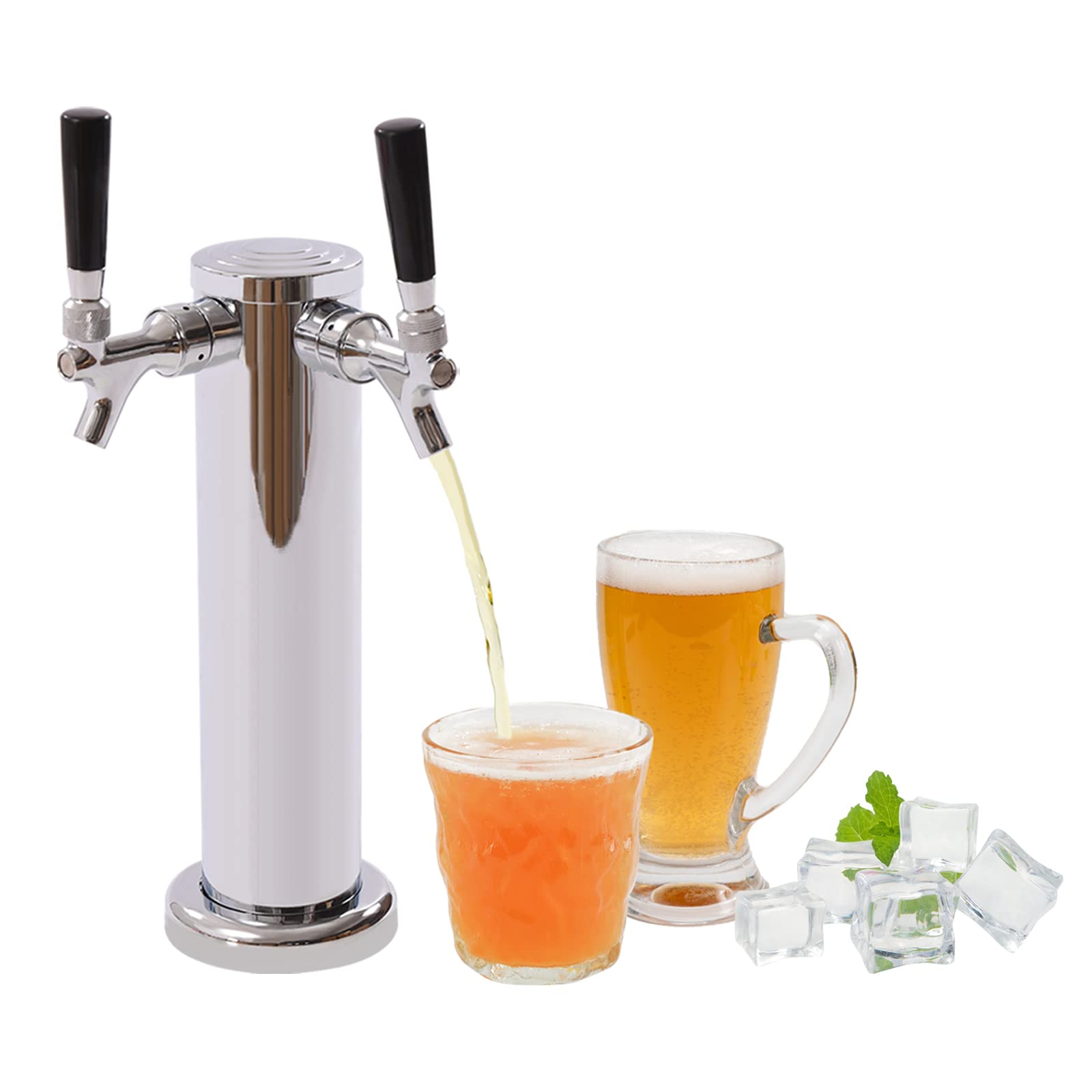 Buy Keg Tap Mini Keg Tower Double Faucet Tower Keg System No Tank