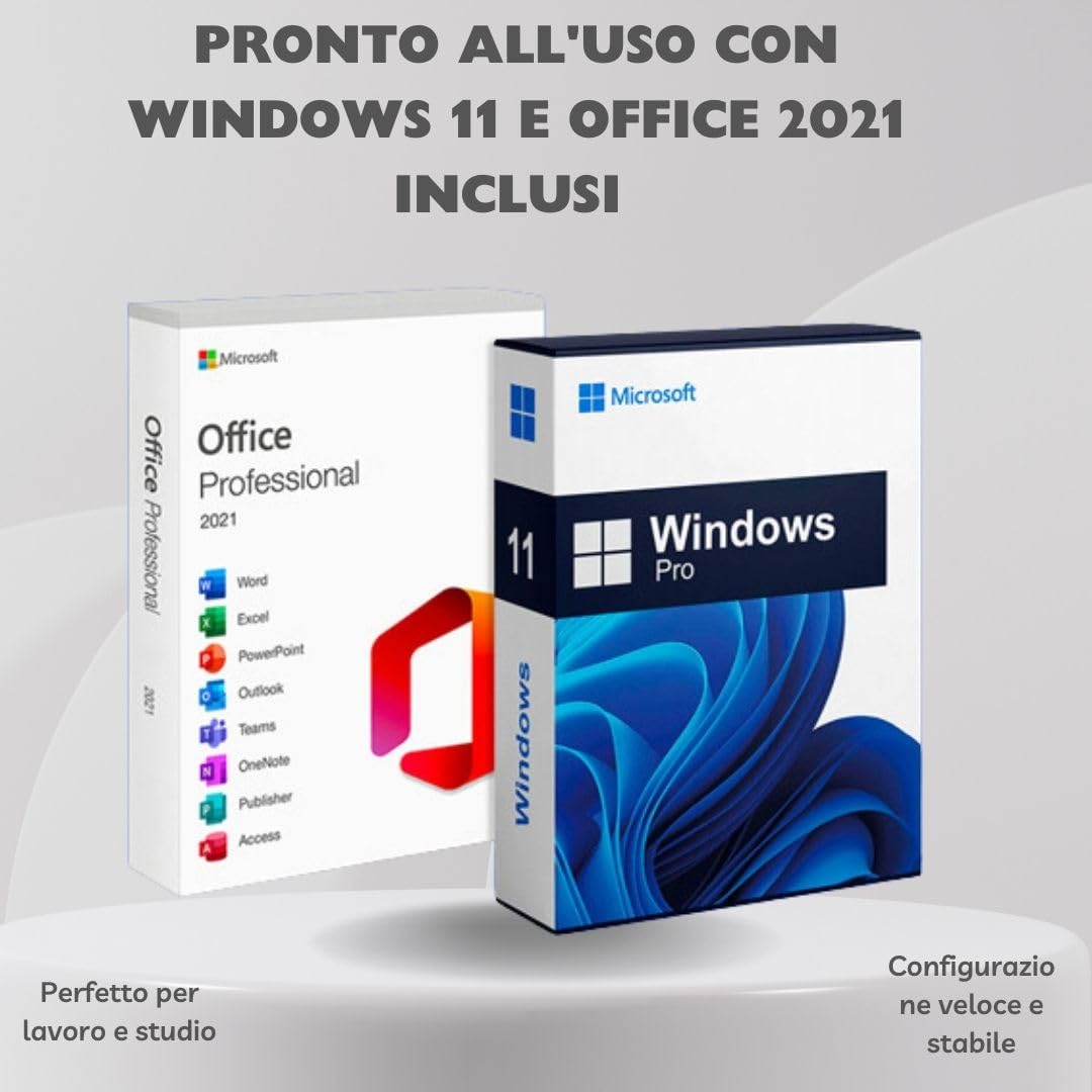 Lenovo PC Fisso Postazione Completa | Intel Core i7-8700T, 32GB RAM, SSD 1TB, Monitor 32"/27" Nuovo | Tastiera e Mouse Wireless | Wi-Fi, HDMI | Windows 11 Pro + Office 2021 PC ricondizonato (P + 32")