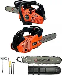 Motosserra Gasolina 38cc Nakasaki com Sabre 30cm Alto Rendimento