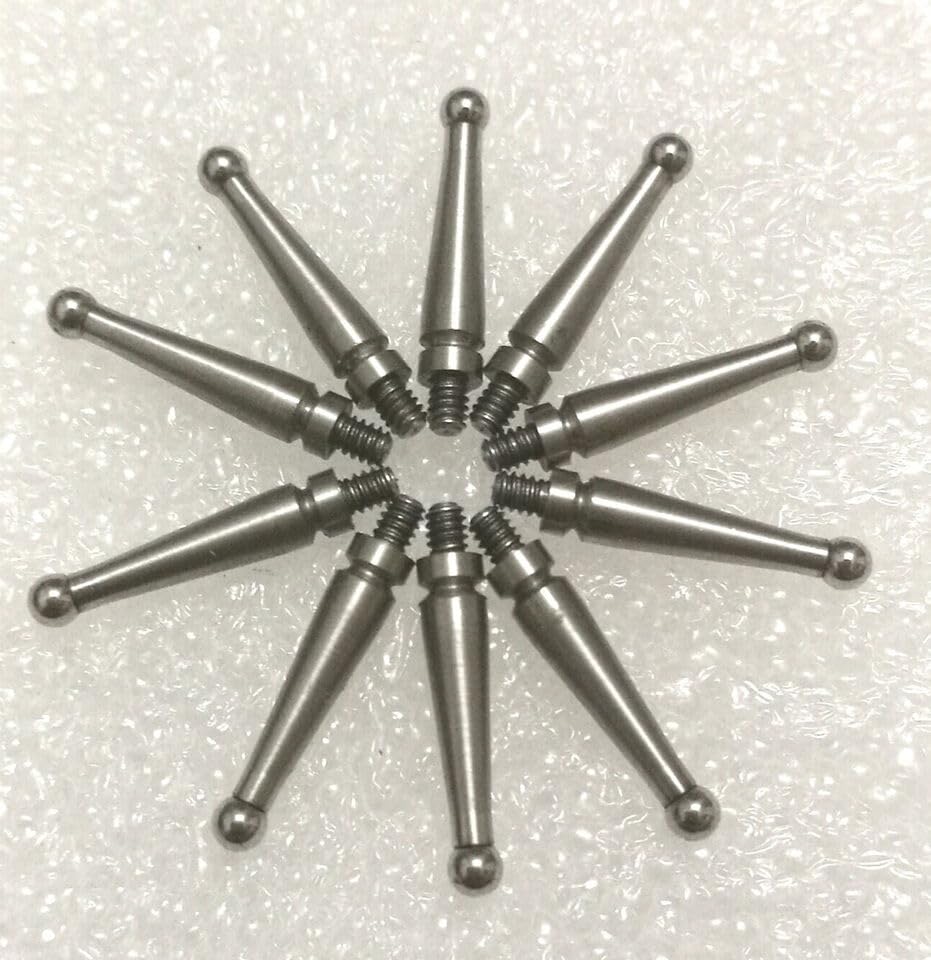 Contact Points for Dial Test Indicator 2mm Carbide Ball M1.6 for Mitutoyo 103010