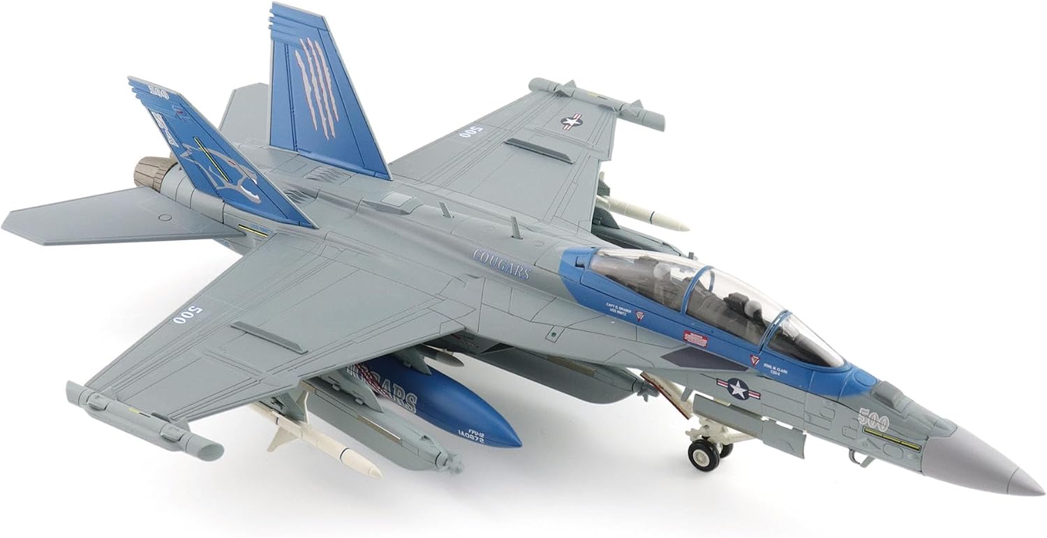 Hobby Master | 1:72 Scale Diecast Military Aircraft Replica | EA-18G Growler 168256, VAQ-139 Cougars, USN, 2025 | Model HA5160