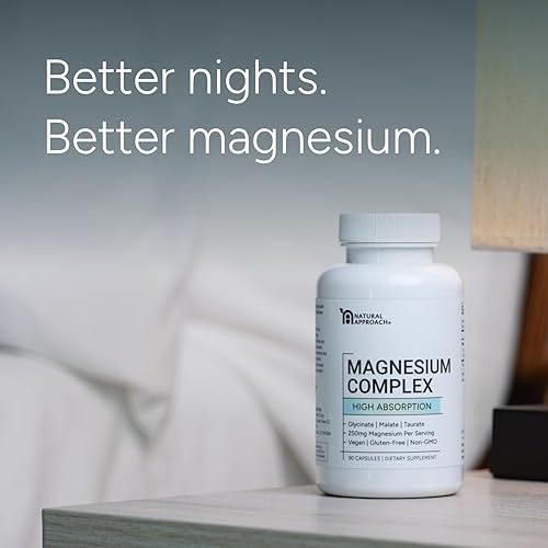 Miniatura 7 de Complejo de Magnesio de Alta Absorción con Glicinato, Malato y Taurato - Suplemento Premium de Magnesio para el Sueño, Relajación, Calambres en las