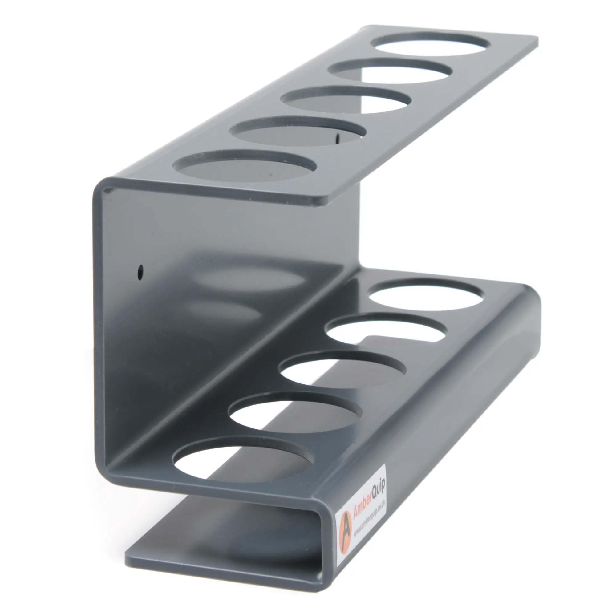 Amberquip Silicone Sealant Holder. 100% RUSTPROOF. Van & Wall Mounted Storage Organiser Rack for Van Workshop, Garage. Grey PVC - Image 4