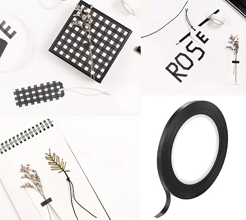 Miniatura 7 de Paquete de 12 cintas adhesivas de 18 pulgadas de ancho para pizarra blanca autoadhesiva línea de borrado en seco 216 pies de largo por rollo