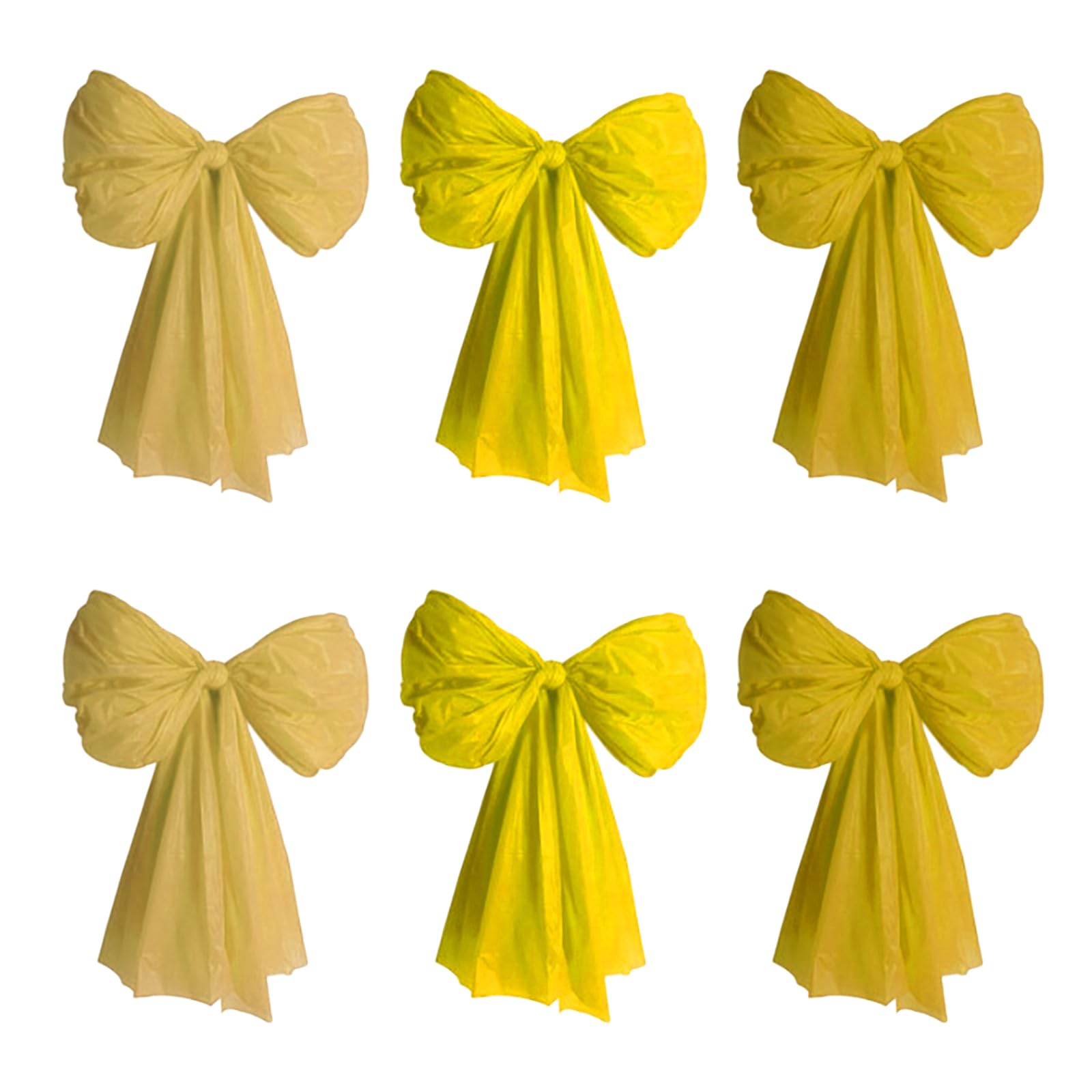 Elnwnnkc Of 6 Sturdy Efficient Large Wall Bows Designed for Long Time Celebration and Event Decors Applications Kid Safe Decors