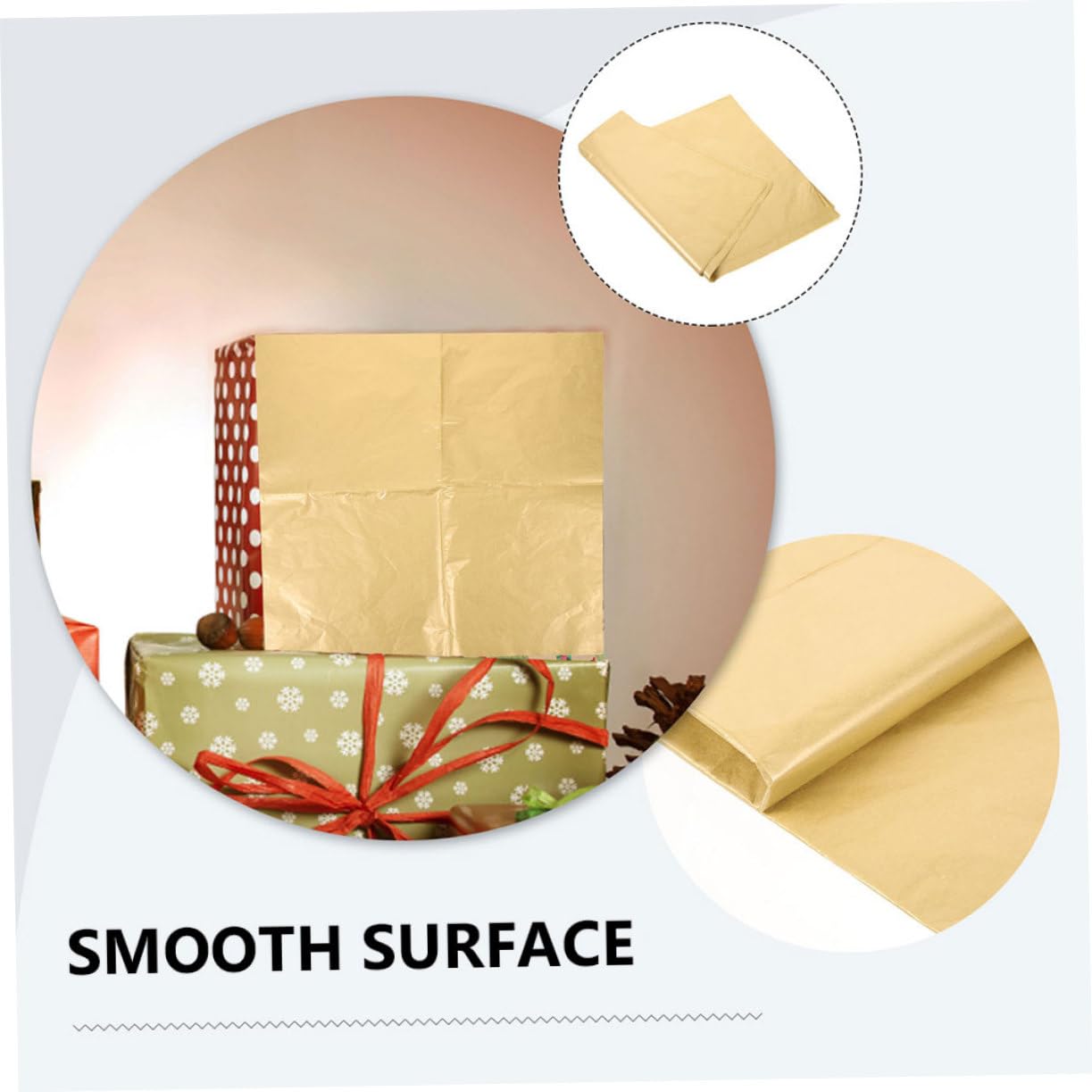 DOITOOL 50fogli Carta Velina per Imballaggio di Carta per Bouquet Fai da Te Decorativa per Regali Materiale Antiusura per Confezionare Fiori da Regalo