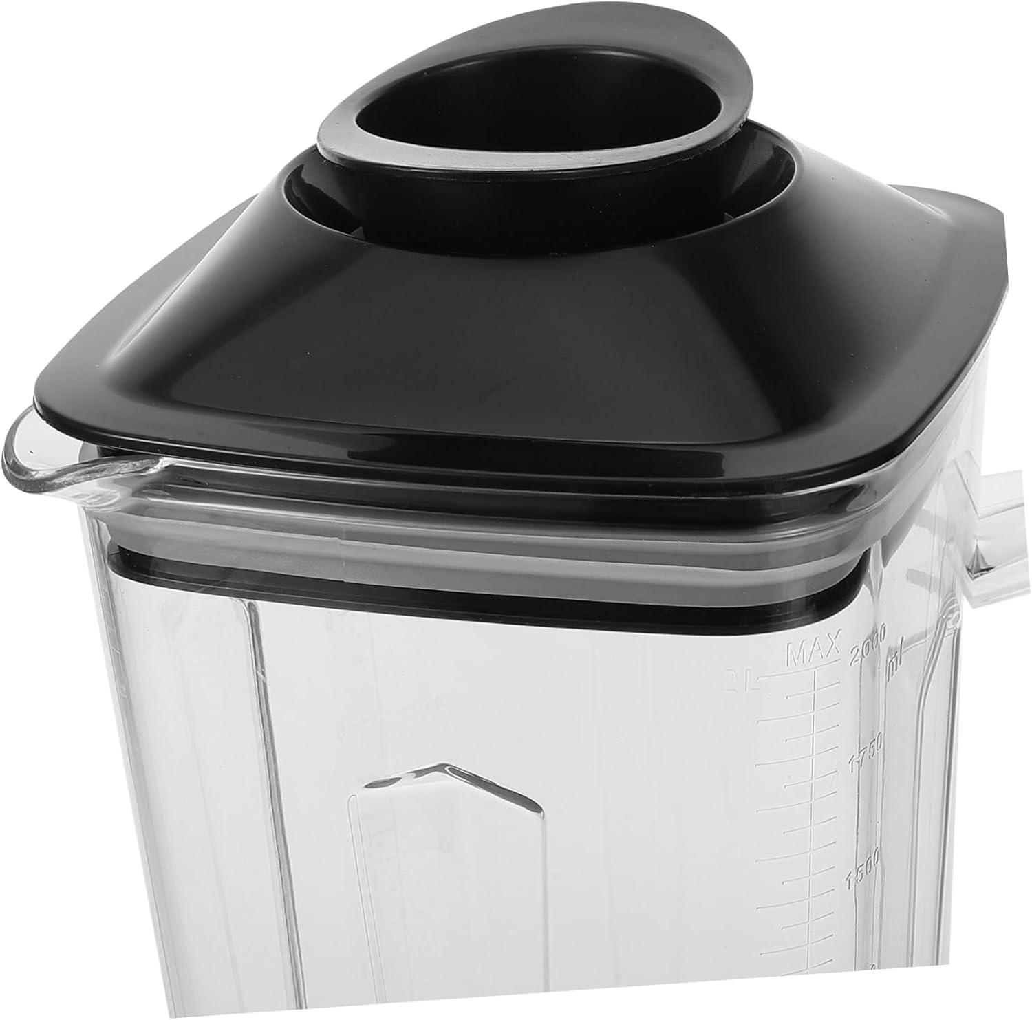 Ciieeo 2L Blender Replacement Cup with Lid Compatible with Ninja Plastic Multi-Use Cup for Juicing Smoothies and Shakes Commercial Grade Accessories