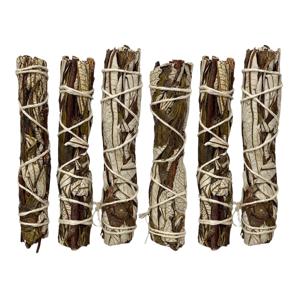 VIE Slimline Smudge Stick (Pack of 6, White Sage and Yerba Santa)