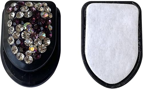 Miniatura 5 de Paquete de 4 mini ganchos de coche brillantes, multifuncionales para salpicadero de vehículo, ganchos de pared para llaves, máscara, auriculares,