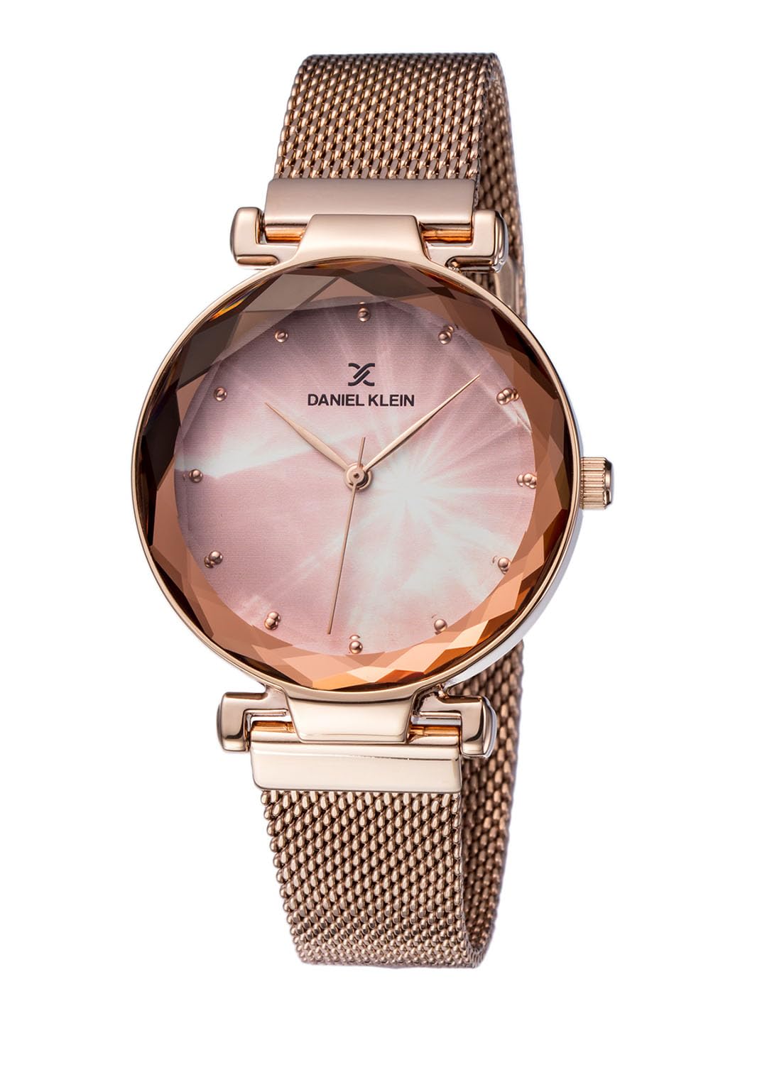 Analog Gold Dial Women's Watch-DK11873-2