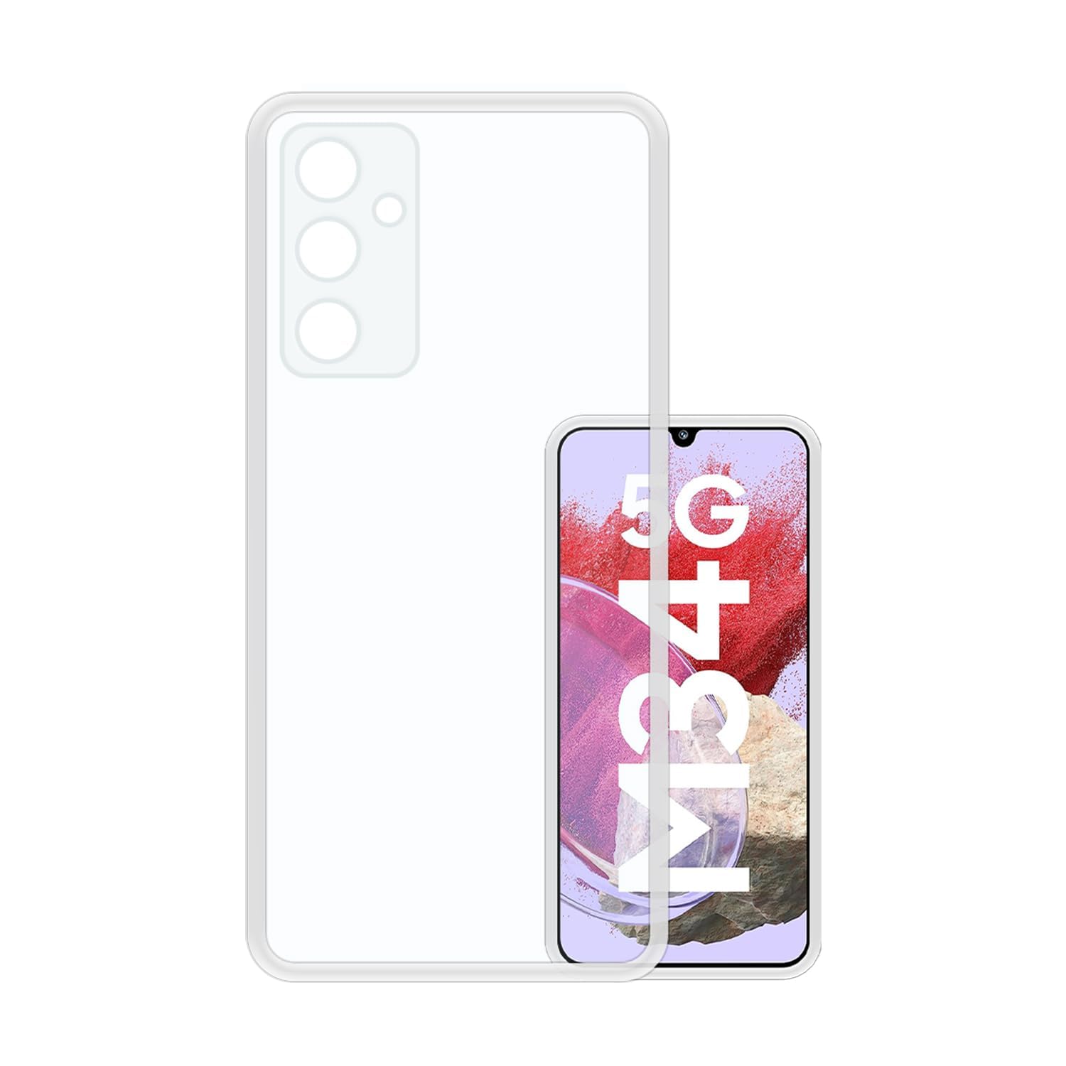 Pinaaki Enterprises Samsung Galaxy M34 5G Back Cover | Slim Soft Back Case for Samsung Galaxy M34 5G (Transparent) (B0CF5NBR1Z) Amazon Price History, Amazon Price Tracker