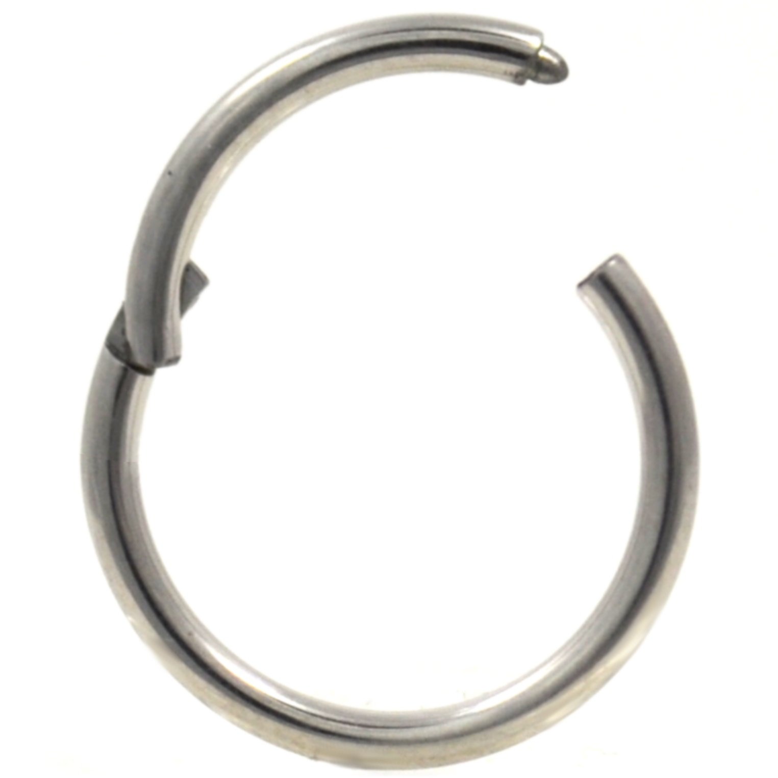 Surgical Steel Hinged Segment Ring Hoop Ear Lip Nose Piercing