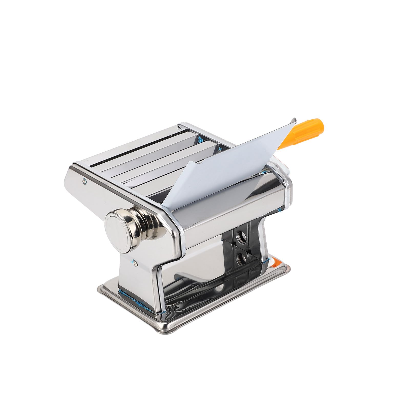 POENVFPO Fabricante de Fideos Manual, Máquina de Pasta de Espesor Ajustable para Uso en Cocina, Electrodoméstico de Acero Inoxidable