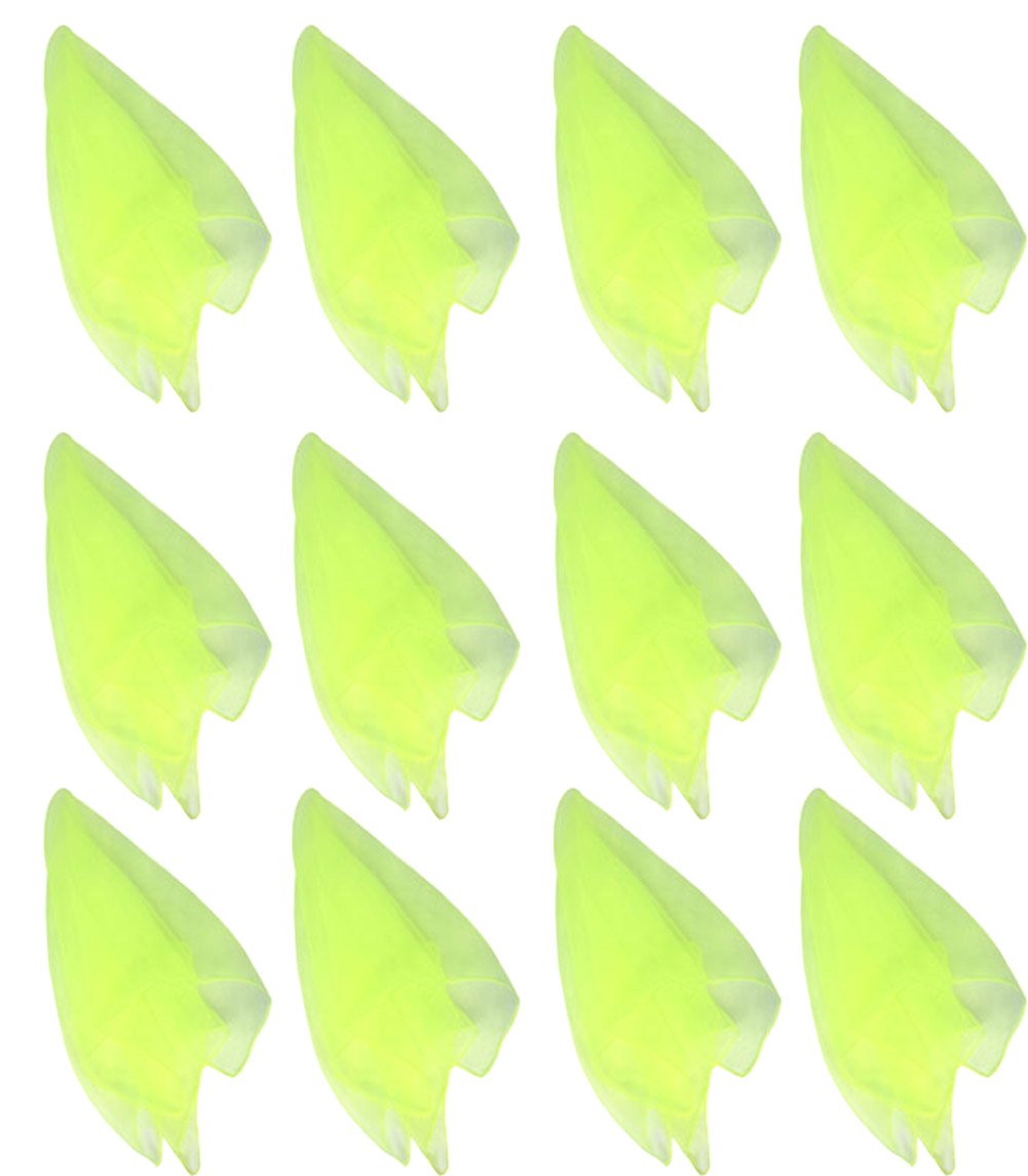 Hoerev Pack of 12 Aapprox. 60cm x 60cm Dancing Juggling Scarves — image 1