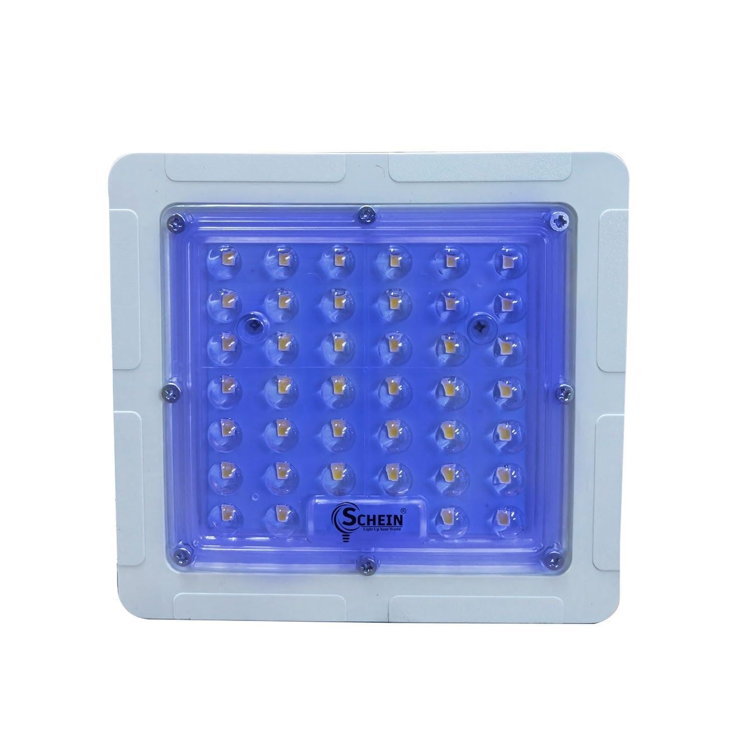 SCHEIN 30W LED Flood Light SHFL-30W | BIS & ISO Certified | Polycarbonate Housing | Waterproof & Dustproof Outdoor/Indoor Light for Warehouse, Garden & Porch | Blue Color | Pack of 2-image-10